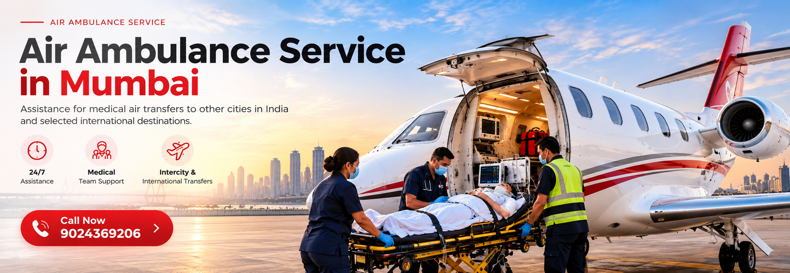 Air ambulance service in Mumbai